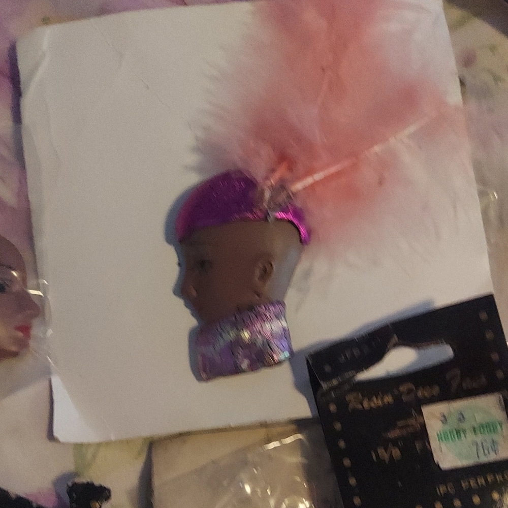 8/$10 All Pieces For $6  Vintage Assorted Deco Flex Doll Heads Set - Picture 9 of 16